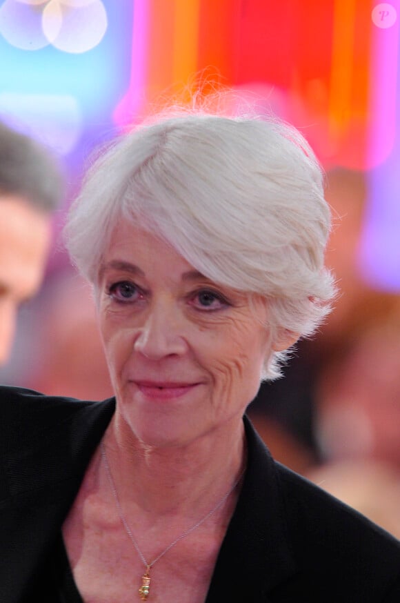 Francoise Hardy - Enregistrement de l'emission " Vivement Dimanche" à Paris le 30 Octobre 2012.