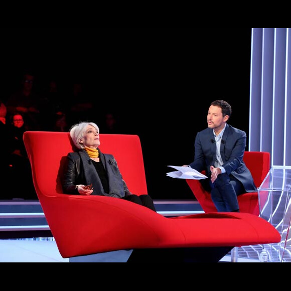 Exclusif : Enregistrement du programme "Le Divan" présentée par Marc-Olivier Fogiel avec Françoise Hardy en invité, le 29 janvier 2016. Elle sera diffusée le 16 février 2016 sur France 3. © Dominique Jacovides / Bestimage