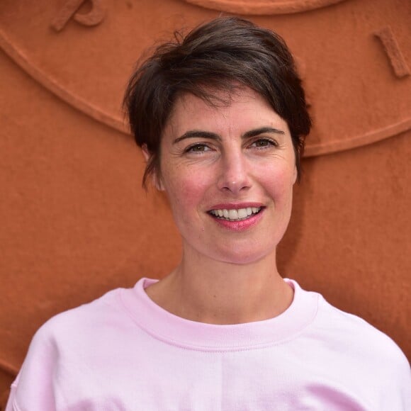 Alessandra Sublet - People au village des Internationaux de France de tennis de Roland Garros à Paris. Le 26 mai 2015.