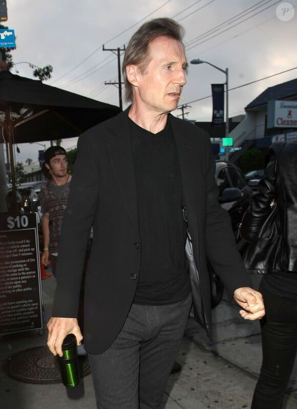 Liam Neeson est allé au restaurant Craig à West Hollywood le 8 juin 2015