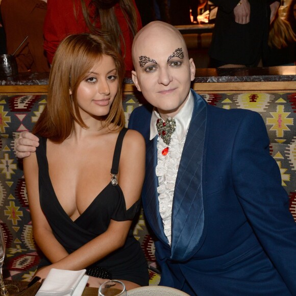 Exclusif - Zahia Dehar et Ali Mahdavi - Inauguration du restaurant et cabaret péruvien "Manko" de la star mondiale de la cuisine sud-américiane Gastón Acurio au 15 avenue Montaigne à Paris le 5 février 2016. ©Rachid Bellak/Bestimage