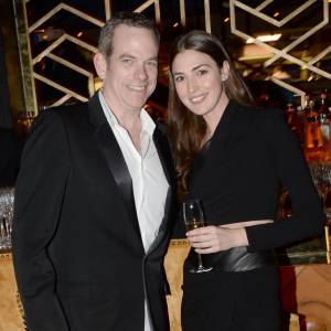 Exclusif - Garou et sa compagne Stéphanie Fournier - Inauguration du restaurant et cabaret péruvien "Manko" de la star mondiale de la cuisine sud-américiane Gastón Acurio au 15 avenue Montaigne à Paris le 5 février 2016. ©Rachid Bellak/Bestimage