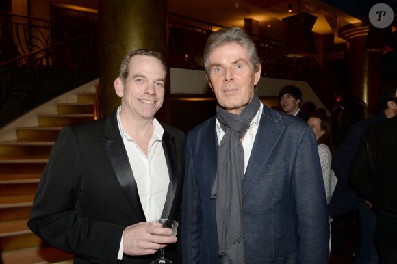 Exclusif - Garou et Dominique Desseigne - Inauguration du restaurant et cabaret péruvien "Manko" de la star mondiale de la cuisine sud-américiane Gastón Acurio au 15 avenue Montaigne à Paris le 5 février 2016. ©Rachid Bellak/Bestimage