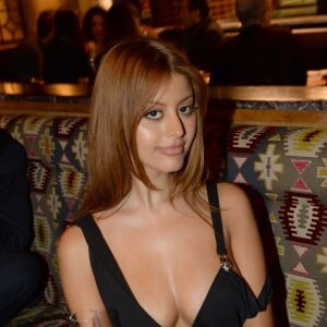 Exclusif - Zahia Dehar - Inauguration du restaurant et cabaret péruvien "Manko" de la star mondiale de la cuisine sud-américiane Gastón Acurio au 15 avenue Montaigne à Paris le 5 février 2016. ©Rachid Bellak/Bestimage