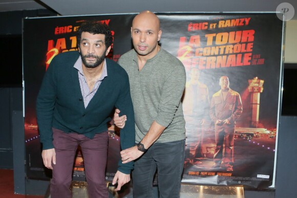Ramzy Bedia, Eric Judor - Avant-première du film "La Tour 2 contrôle infernale" au cinéma UGC Les Halles à Paris, le 1er février 2016. © CVS/Bestimage