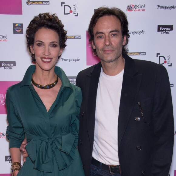 Linda Hardy, Anthony Delon - Photocall lors de l'avant-première du film "Des amours, désamour" au cinéma Gaumont Opéra à Paris, le 1er février 2016.01/02/2016 - Paris