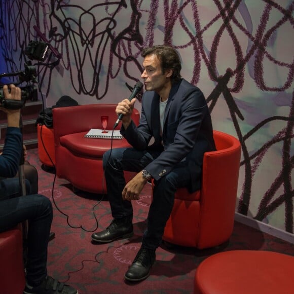 Exclusif - Anthony Delon - Interview lors de l'avant-première du film "Des amours, désamour" au cinéma Gaumont Opéra à Paris, le 1er février 2016.