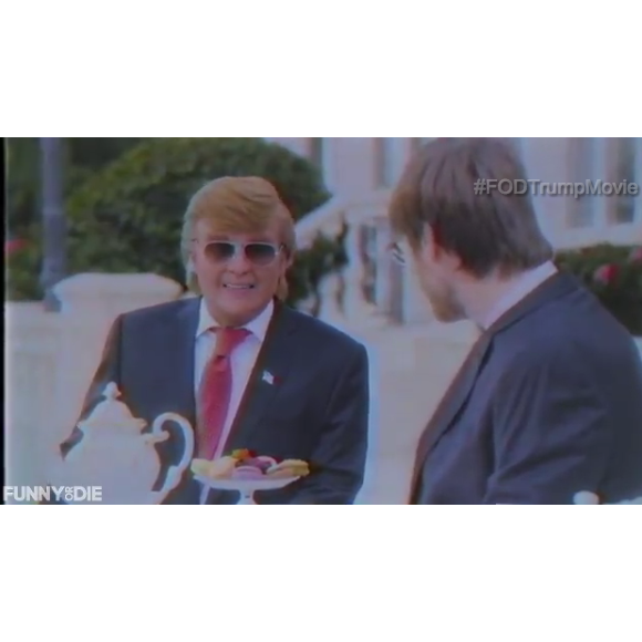 Johnny Depp dans Donald Trump's The Art Of The Deal: The Movie. (capture d'écran)