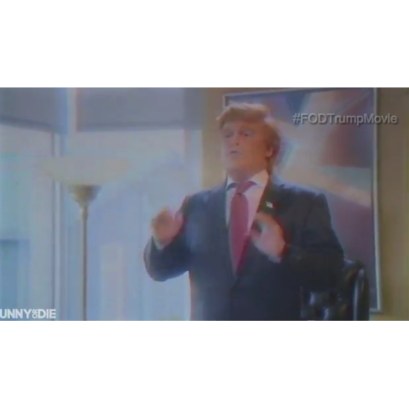 Johnny Depp dans Donald Trump's The Art Of The Deal: The Movie. (capture d'écran)