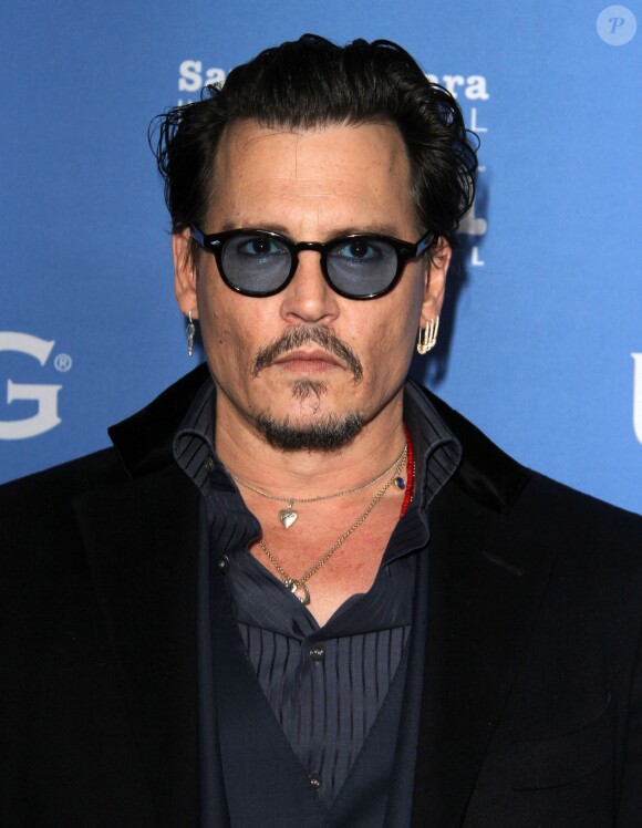 Johnny Depp - 31e Festival du film de Santa Barbara le 4 février 2016.