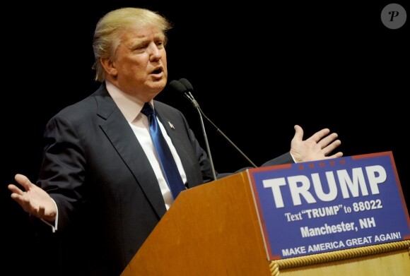 Donald Trump à Manchester, New Hampshire, le 8 février 2016.