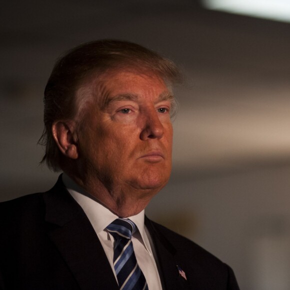 Donald Trump à Salem, New Hampshire, le 8 février 2016.
