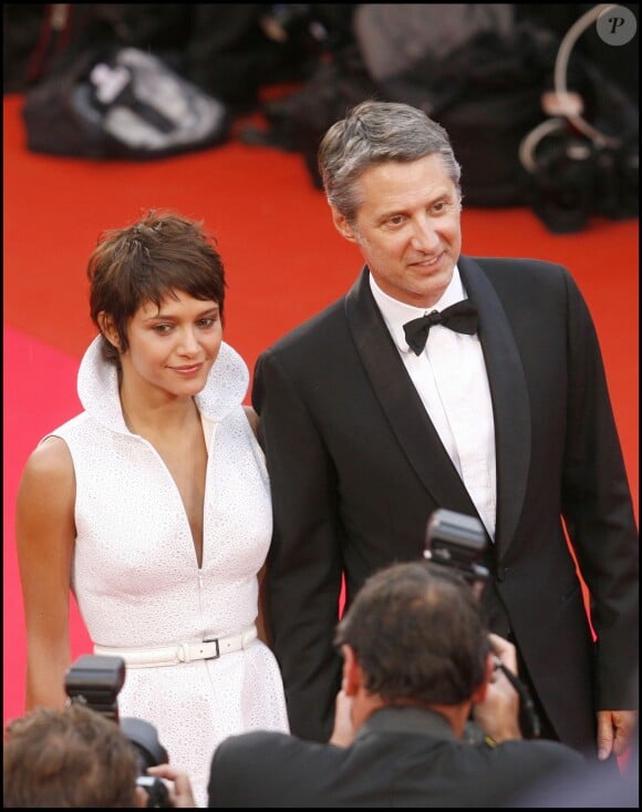 Antoine de Caunes et sa fille Emma de Caunes au Festival de Cannes 2008