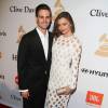 Miranda Kerr et Evan Spiegel - Soirée de Gala Clive Davis Pre-Grammy à l'hôtel Hilton de Beverly Hills le 14 février 2016.
