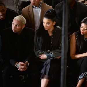 Beth Ditto, Tyga, Kylie Jenner, Taraji P. Henson et Zoë Kravitz assistent au défilé Alexander Wang (collection automne-hiver 2016-2017) à l'église épiscopale St. Bartholomew. New York, le 13 février 2016.