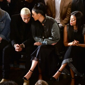 Beth Ditto, Tyga, Kylie Jenner, Taraji P. Henson et Zoë Kravitz assistent au défilé Alexander Wang (collection automne-hiver 2016-2017) à l'église épiscopale St. Bartholomew. New York, le 13 février 2016.