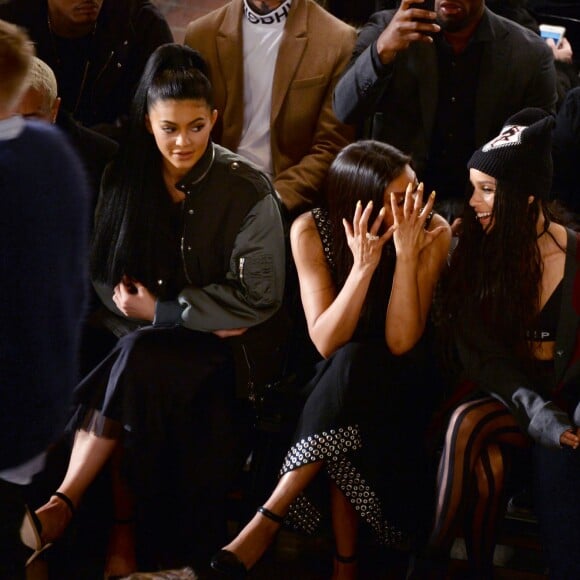 Beth Ditto, Tyga, Kylie Jenner, Taraji P. Henson et Zoë Kravitz assistent au défilé Alexander Wang (collection automne-hiver 2016-2017) à l'église épiscopale St. Bartholomew. New York, le 13 février 2016.