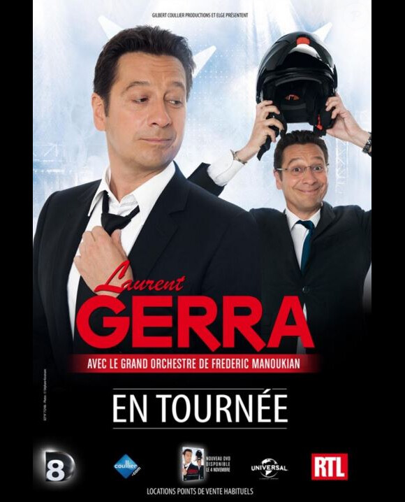 Affiche du nouveau spectacle de Laurent Gerra