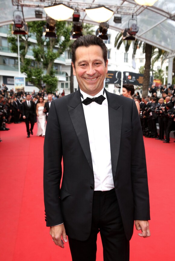 Laurent Gerra - Montée des marches du film "La Glace et le Ciel" pour la cérémonie de clôture du 68 ème Festival du film de Cannes, à Cannes le 24 mai 2015.