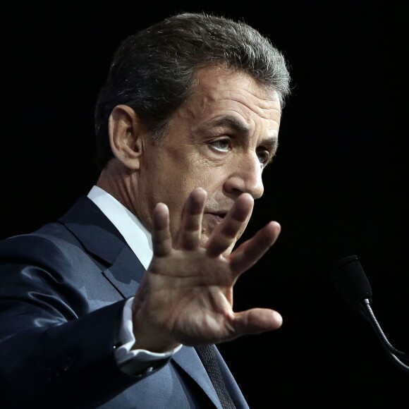 Nicolas Sarkozy - Conseil national du parti "Les Républicains" à Paris, le 13 février 2016. ©Stephane Lemouton/BestImage