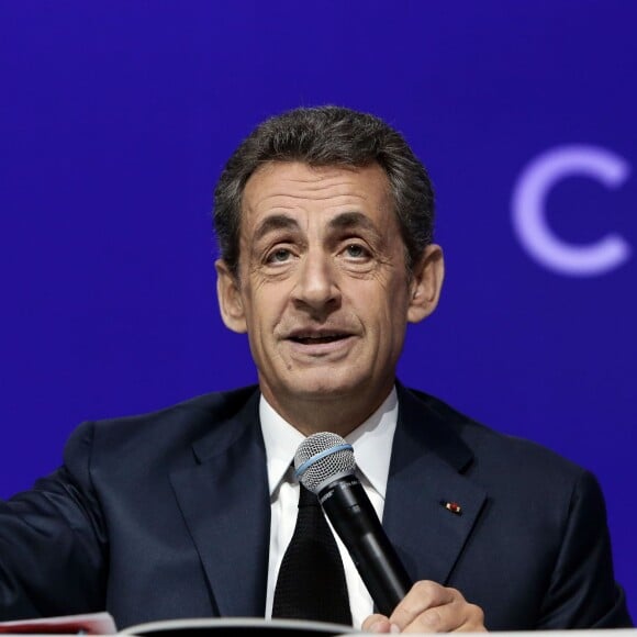 Nicolas Sarkozy - Conseil national du parti "Les Républicains" à Paris, le 13 février 2016. ©Stephane Lemouton/BestImage