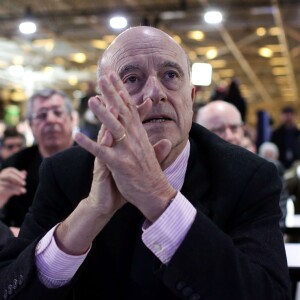 Alain Juppé - Conseil national du parti "Les Républicains" à Paris, France, le 13 février 2016. ©Stephane Lemouton/BestImage