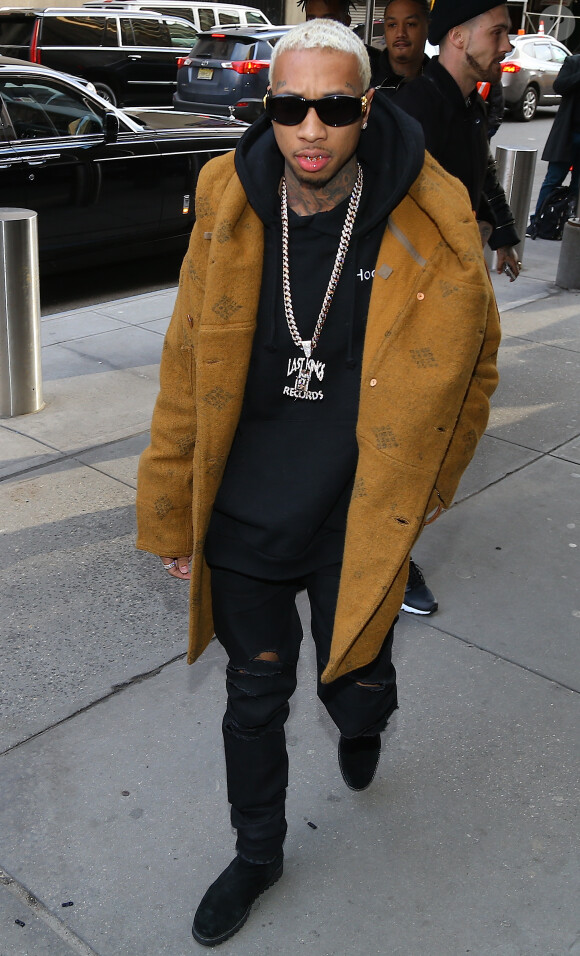 Tyga arrive au défilé Kanye West à Madison Square Garden à New York, le 11 février 2016
