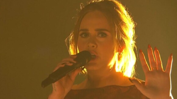 Adele aux Grammy Awards, le 15 février 2016