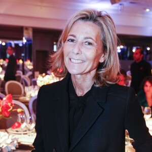 Claire Chazal - Dîner de la mode 2016 pour le Sidaction au pavillon d'Armenonville à Paris, le 28 janvier 2016. © Olivier Borde/Bestimage