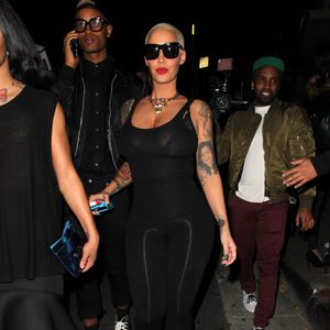 Amber Rose à l'anniversaire du rappeur French Montana à West Hollywood, le 10 novembre 2015