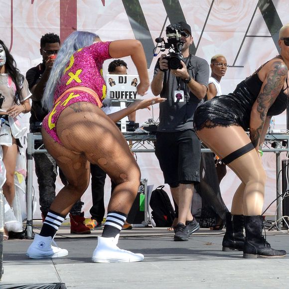 Amber Rose à la Slut Walk de Los Angeles, le 3 octobre 2015