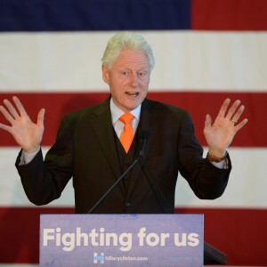 Bill Clinton holds à Palm Beach, le 15 février 2016