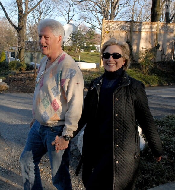 Hillary Clinton et Bill Clinton à Washington, le 5 mars 2008