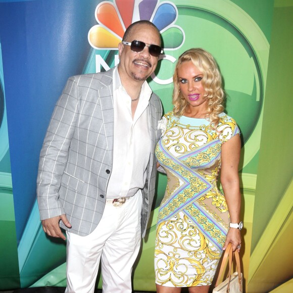 Ice T et sa femme Coco Austin à la soirée NBC Upfront à New York, le 11 mai 2015.