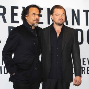 Leonardo DiCaprio, Alejandro Gonzalez Inarritu - Conférence de presse du film "The Revenant" à Mexico, le 26 janvier 2016.