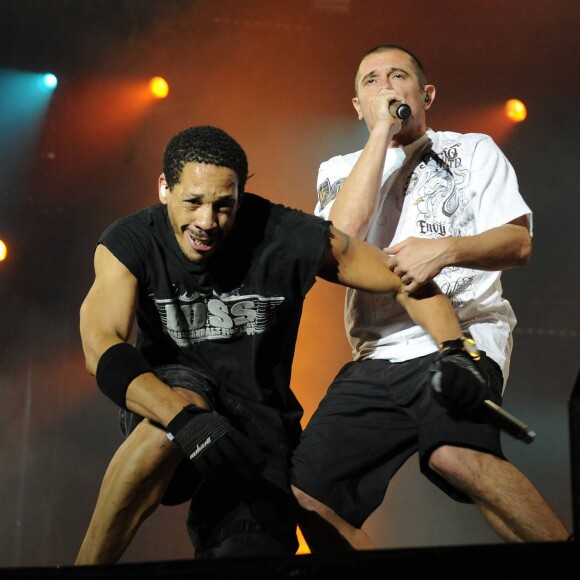 Joey Starr et Kool Shen - NTM au Paleo Festival à Nyon, le 20 juillet 2010.