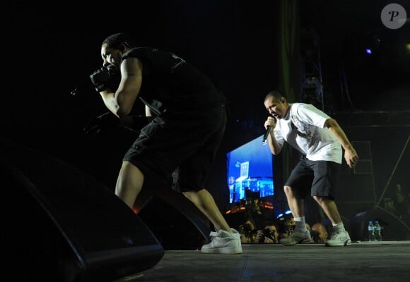 Joey Starr et Kool Shen - NTM au Paleo Festival à Nyon, le 20 juillet 2010.