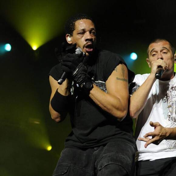 Joey Starr et Kool Shen - NTM au Paleo Festival à Nyon, le 20 juillet 2010.