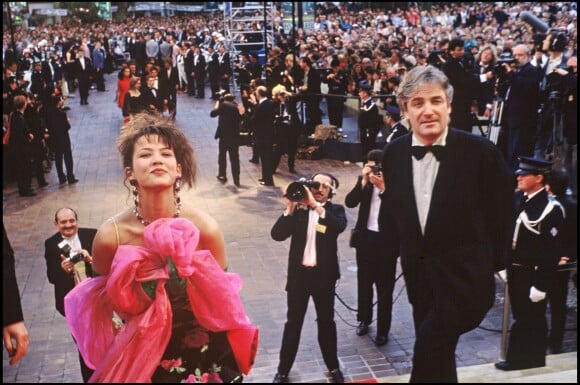Sophie Marceau et Andrzej Zulawski à Cannes en 1988.