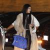Kylie Jenner arrive au restaurant Nobu pour l'anniversaire de Jonathan Cheban à Malibu, Los Angeles, le 21 février 2016