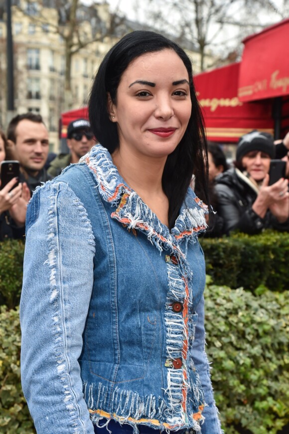 Loubna Abidar - Arrivées au déjeuner des nommés aux César 2016 au Fouquet's à Paris, le 6 février 2016. © Lionel Urman/Bestimage