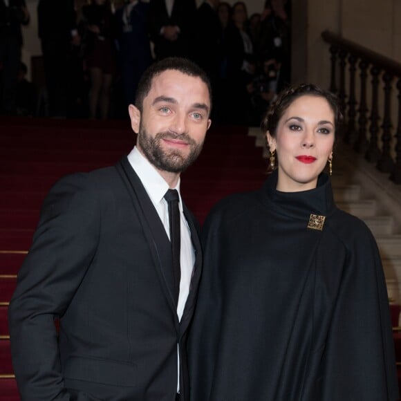 Guillaume Gouix et sa compagne Alysson Paradis - 41e cérémonie des César au théâtre du Châtelet à Paris, le 26 février 2016. © Borde-Jacovides/Bestimage