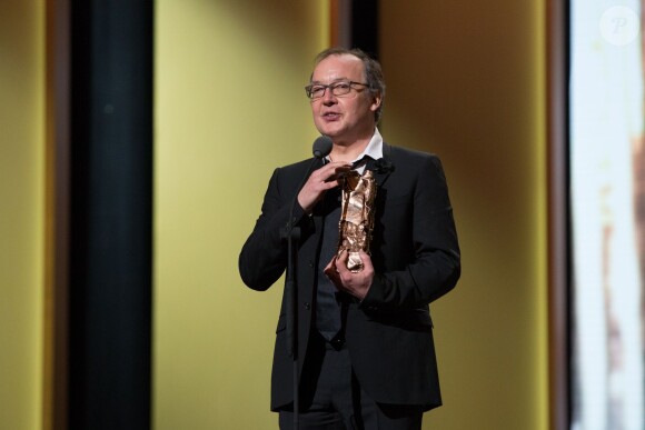 Philippe Faucon (César de la meilleure adaptation pour "Fatima") - 41ème cérémonie des César au Théatre du Chatelet à Paris le 26 février 2016