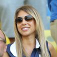  Fanny, la compagne de Mathieu Valbuena, lors du match de l'&eacute;quipe de France face &agrave; l'Equateur, le 25 juin 2014 au stade Maracan&atilde; de Rio 