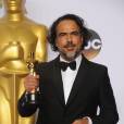 Alejandro Gonzalez Inarritu (Oscar du meilleur réalisateur pour le film "The Revenant") - Press Room de la 88ème cérémonie des Oscars à Hollywood, le 28 février 2016.29/02/2016 - Hollywood