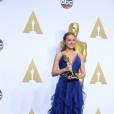Brie Larson (Oscar de la meilleure actrice pour le film "Room") - Press Room de la 88ème cérémonie des Oscars à Hollywood, le 28 février 2016.28/02/2016 - Los Angeles