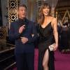 Sylvester Stallone et sa femme Jennifer Flavin - 88e cérémonie des Oscars au Dolby Theatre à Hollywood. Le 28 février 2016
