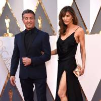 Sylvester Stallone et sa sculpturale Jennifer mènent les couples des Oscars 2016