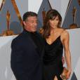 Sylvester Stallone et sa femme Jennifer Flavin - 88e cérémonie des Oscars au Dolby Theatre à Hollywood. Le 28 février 2016