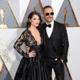Tom Hardy et sa femme Charlotte Riley - 88e cérémonie des Oscars au Dolby Theatre à Hollywood. Le 28 février 2016